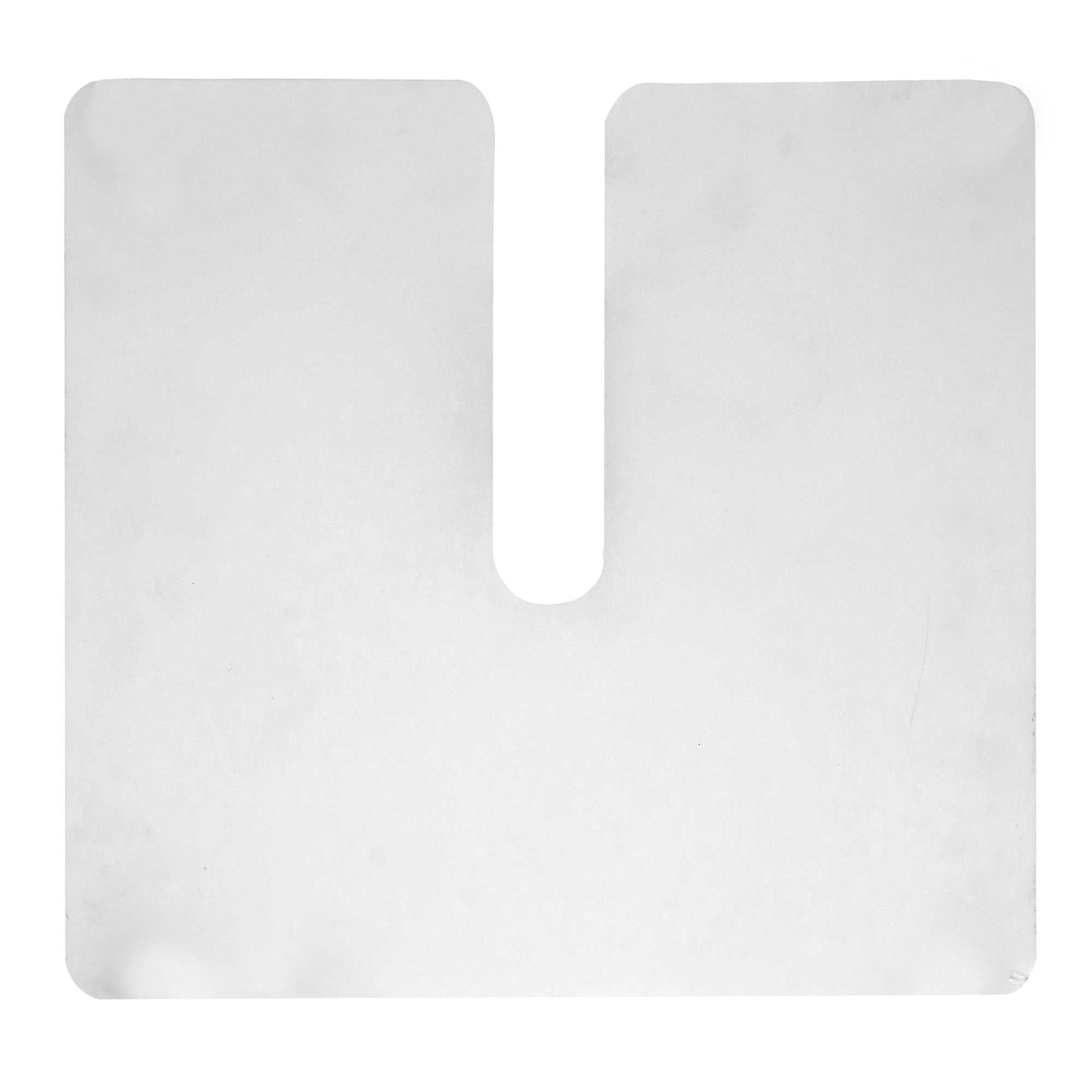 Base ombrellone Arny metallo extra peso5,5kg  bianco quadro cm45x45x0,4