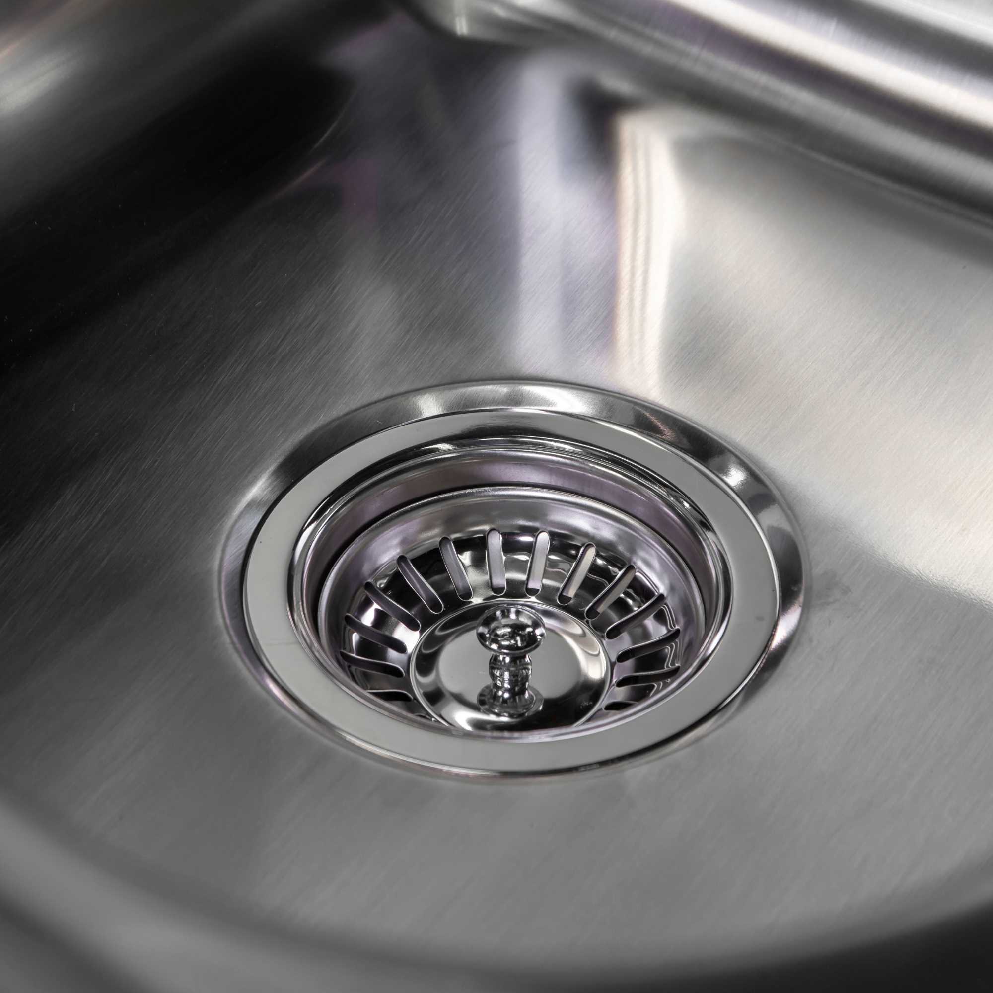 Mobiletto alluminio Weston con lavello bianco cm60x61,5h125