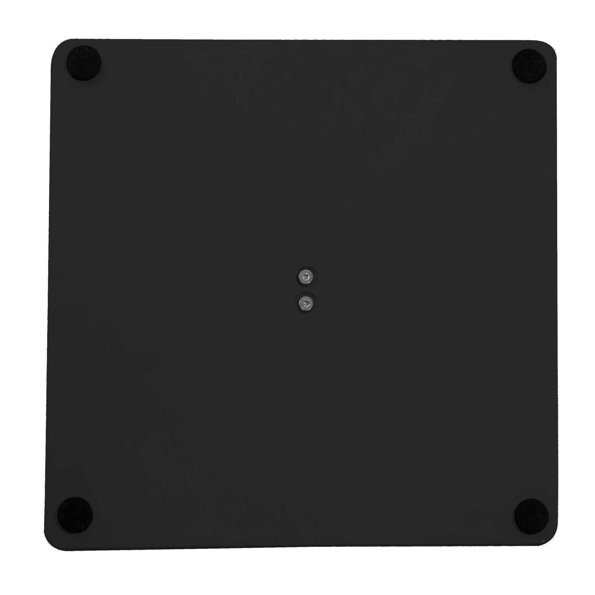 Base ombrellone Arny metallo nero quadro cm45x45h24