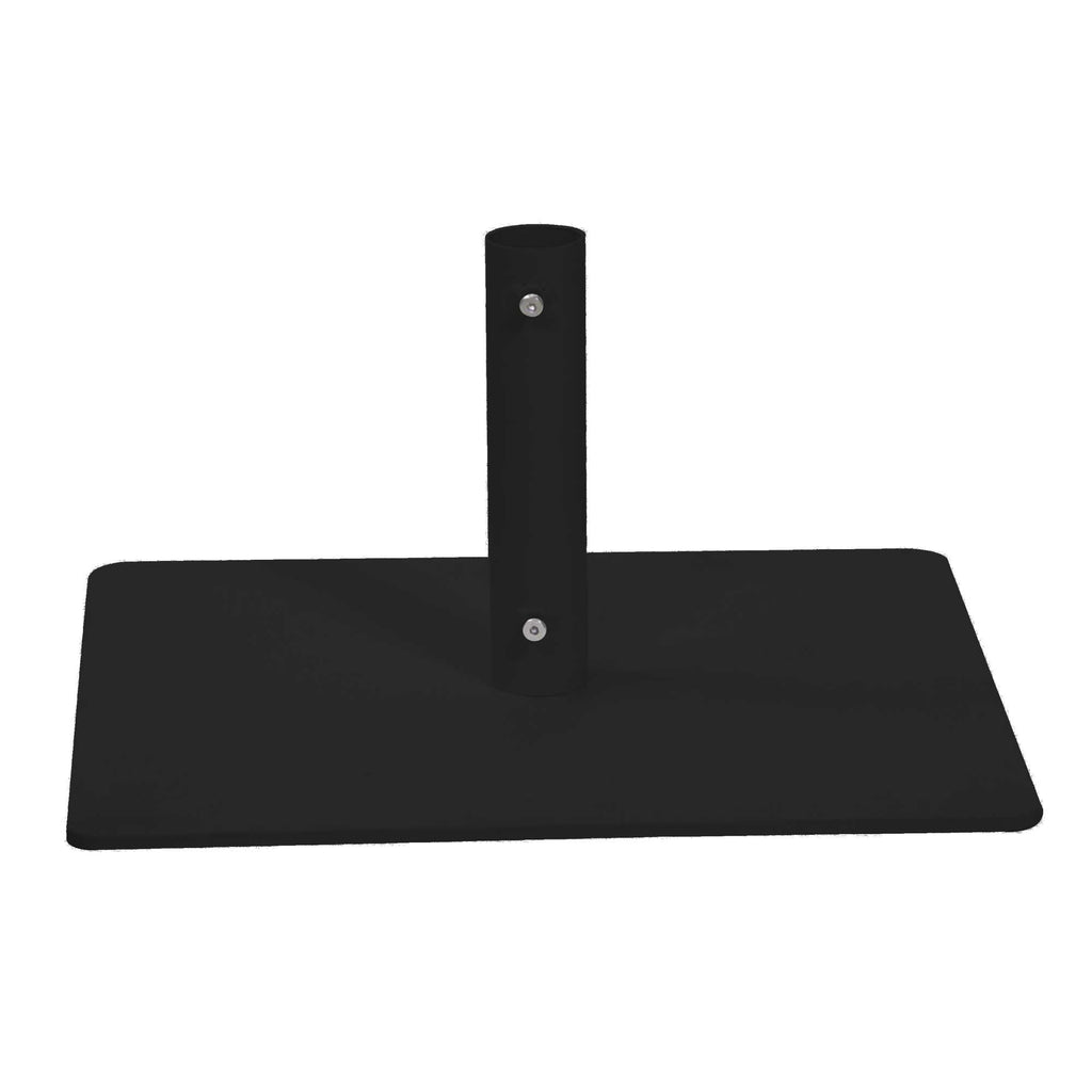 Base ombrellone Arny metallo nero quadro cm45x45h24
