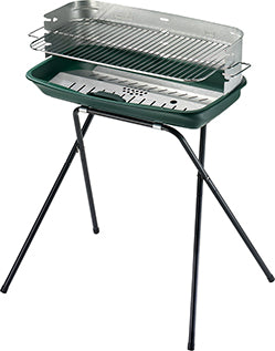 Barbecue Ompagril 60400AL con braciere rettangolare cm60x36