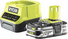 Kit Ryobi batteria 18V 2,5Ah + caricabatterie RC18120-125